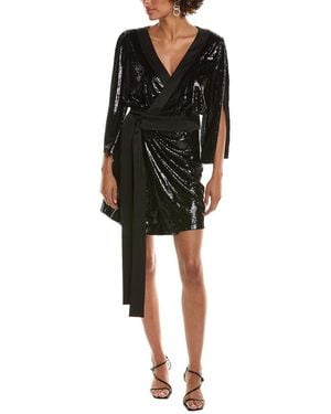 Halston Saga Cocktail Dress - Black