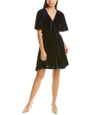 Alexia Admor Oakless Velvet A-line Dress - Black