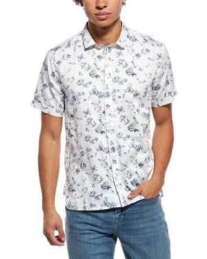 John Varvatos Loren Slim Fit Sport Shirt - White