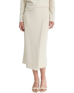 Vince Cozy Wrap Skirt - Natural