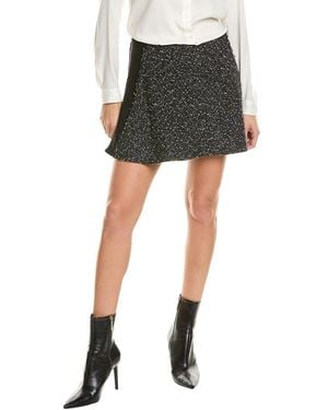 Rag & Bone Elsie Tweed Wool-blend Mini Skirt - Black