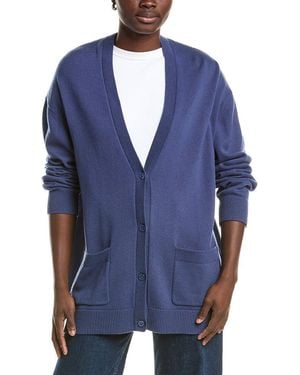 Michael Kors 100% Cashmere Oversized Cardigan - Blue
