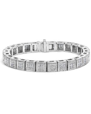 Haus of Brilliance 14K 2.86 Ct. Tw. Diamond Tennis Bracelet - White