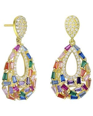 Rachel Glauber 14k Over Silver Earrings - Metallic