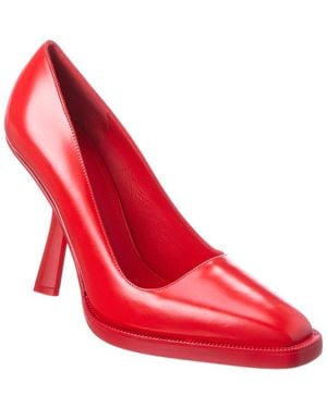 Ferragamo Anser X5 Leather Pump - Red