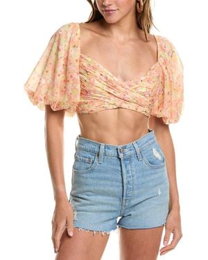 Rococo Sand Crop Top - Blue