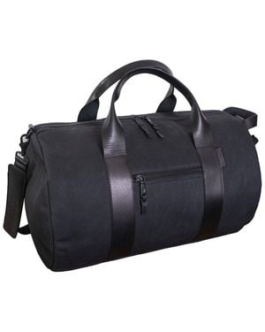 Boarding Pass The Voyager 21in Waxed Canvas Duffle Bag - Blue