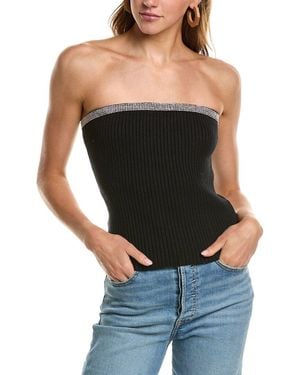 Ba&sh Knit Tube Top - Black