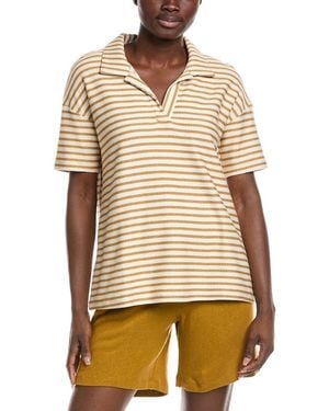 Hanro Organic Collared Top - Natural
