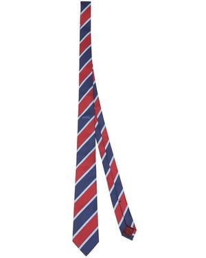 Gucci Striped Tie (authentic Pre-loved) - White