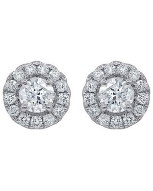 Diana M. Jewels Fine Jewellery 18k 2.15 Ct. Tw. Diamond Studs - Grey