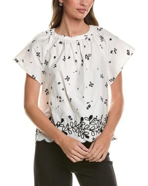 Vince Camuto Raglan Blouse - Grey