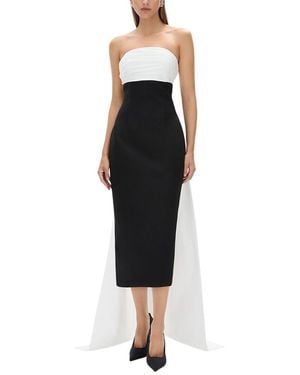Rachel Gilbert Odette Column Dress - Black