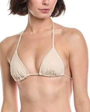 Vitamin A Gia Triangle Bikini Top - Natural