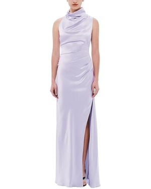 Misha The 'Constantina' Satin Dress - Purple