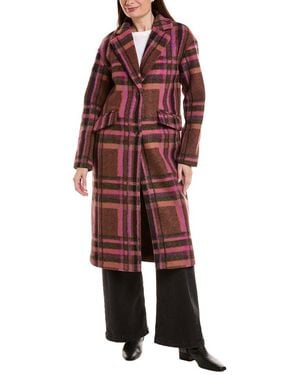 Scotch & Soda Longline Coat - Red