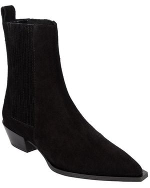 Aeyde Belinda Suede Boot - Black
