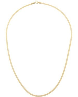 Italian Gold 10K 2.15Mm Herringbone Necklace - Multicolour