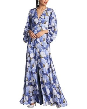 Sachin & Babi Jenny Gown - Blue