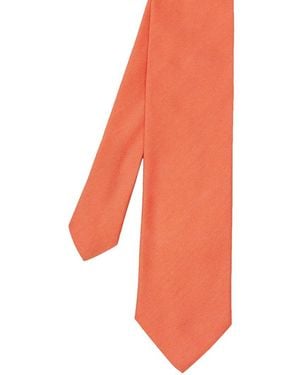 J.McLaughlin Silk-Blend Tie - Orange