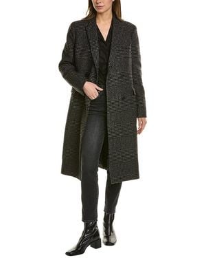 The Kooples Wool-blend Coat - Black