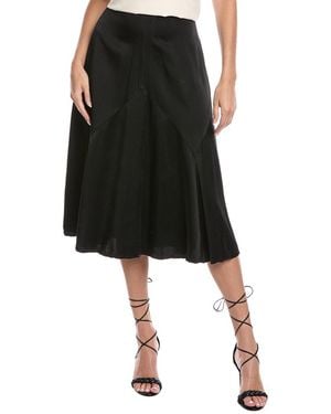 Michael Kors Crushed Dance A-Line Skirt - Black