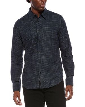 Rag & Bone Tomlin Crosshatch Shirt - Blue