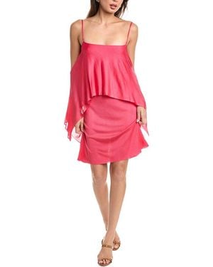 Tom Ford Draped Tank Dress - Red