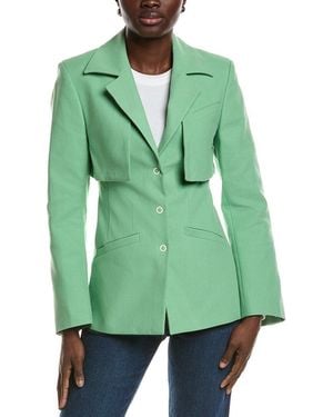 Ganni Suiting Blazer - Green
