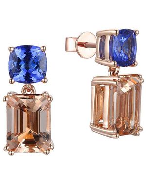 Gregg Ruth 14K 6.32 Ct. Tw. Gemstone Dangle Earring - Blue