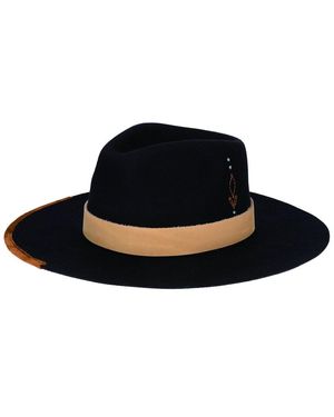 San Diego Hat Music City Wool Fedora - Black