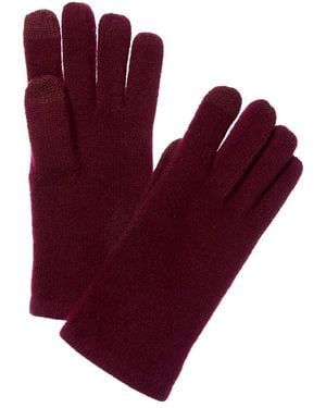 Sofiacashmere Sofiacashmere Touch Screen Cashmere Glove - Red