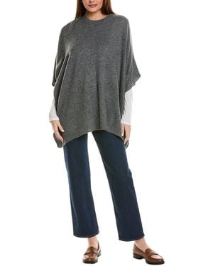 Phenix Cashmere Poncho - Grey