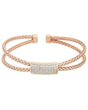 Meshmerise 18K Over 0.15 Ct. Tw. Diamond Bracelet - White