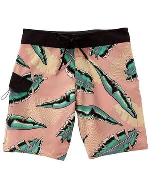 Volcom Detoonator Mod Swim Trunk - Pink