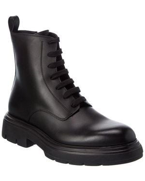 Ferragamo Dionne Leather Boot - Black