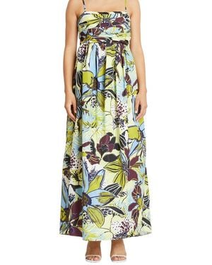 Tanya Taylor Arabeth Maxi Dress - Green