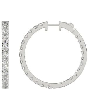 Ethos Creations 14K 5.00 Ct. Tw. Lab-Grown Diamond Earrings - White