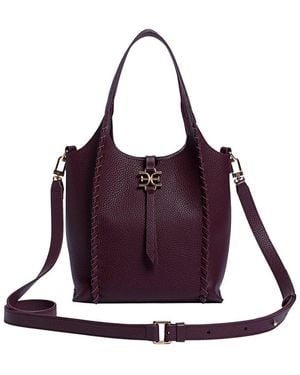 Sam Edelman Sylvia Mini Leather Crossbody - Purple