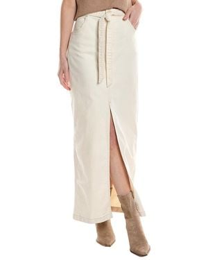 Hudson Jeans Tie-Waist Maxi Skirt - Natural