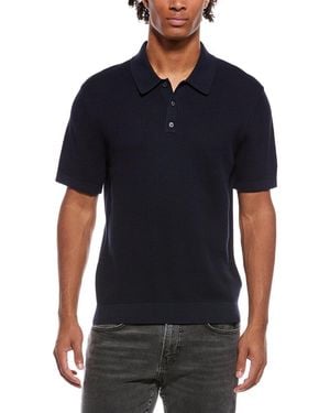 Theory Knit Polo Shirt - Black