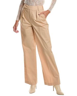 7 For All Mankind Pleated Trouser - Natural