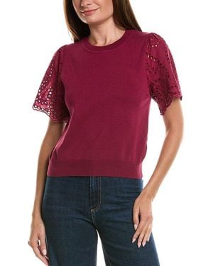 Nanette Lepore Short Sleeve Top - Red