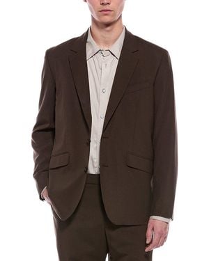 Rag & Bone Butler Ripstop Wool-Blend Blazer - Brown