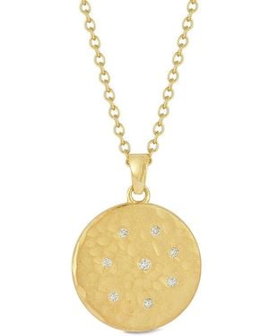 Reiss 14K 0.10 Ct. Tw. Diamond Necklace - Metallic