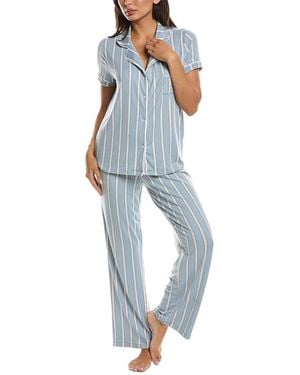 Tart Collections 3Pc Mana Notch Collar Set - Blue