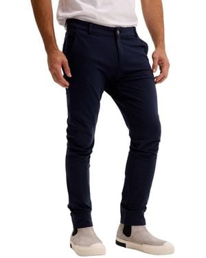 Ron Tomson Tapered Casual Wear Pant - Blue