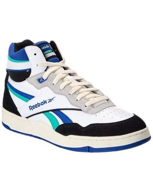 Reebok Bb 4000 I Mid Leather Trainer - Blue
