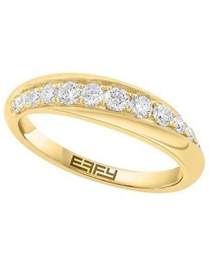 Effy Fine Jewelry 14K 0.41 Ct. Tw. Diamond Ring - Metallic