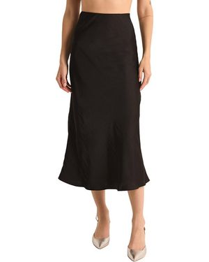 Z Supply Luxe Sheen Midi Skirt - Black